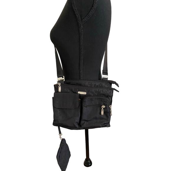 Baggallini Black Crossbody Nylon Adjustable Strap - Picture 1 of 8